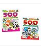 Jumbo 500 Activity Books, English Activities, Science Activities, Set of 2 Books - English