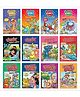 Illustrated Story Books Hindi, Fairy Tales, Jataka Kathayein & Panchtantra, Set of 12 Books - Hindi