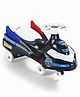 Police Kids Swing Car With Light Music & Cool Smoke - Black