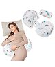 Bembika Pregnancy Pillow Adjustable U Shaped Pregnancy Pillow for Belly and Back Support, Maternity Body Pillow for Side Sleeping, Compact Pregnancy Support Pillow for Comfort(Animal Kingdom)