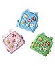 YAMAMA Stylish Kids Cartoon Backpack Lightweight, Durable, and Easy to Clean School bag, picnic bag for Kids  (Pack of 1  Color May Vary) - Height 11.4 Inches