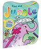 Find and Colour Activity Book | Jungle Colouring Book | Colouring and Activity book for kids | Die cut book [Paperback] Parragon