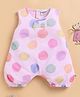 Wonderchild Sleeveless Dots Printed Romper - Pink