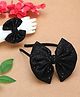 PinkChick Sequins Embellished Bow Designed Headband With Coordinating Bracelet Set - Black