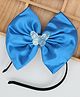 PinkChick Butterfly Designed Bow Applique Detailed Hair Band - Blue