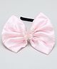 PinkChick Satin Butterfly Embellished Bow Designed Hair Band - Burgandy