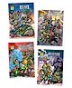 Pralay, Vinash, Rajnagar Ki Tabahi, Tanashah Special Collector's Editions Combo Pack, Nagraj & Super Commando Dhruva - Set of 4 Books - Hindi