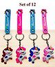 Asera Cartoon Keychains Keyrings for Kids Birthday Return Gifts Party Favors Take Away Gifts (Unicorn - 12 Pcs)