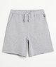 Campana Cotton Solid Shorts - Light Grey