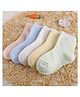MOMISY Cotton Pack Of 5 Self Designed Socks - Multi Colour