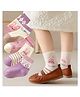 MOMISY Pack Of 5 Bunny Designed & Colour Blocked Tube Socks - Multi Colour
