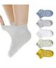 MOMISY Pack Of 5 Star Designed Tube Socks - Multi Colour