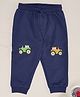 Pantaloons Baby Cotton Vehicles Printed Track Pants - Navy Blue