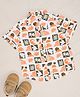 Pantaloons Baby Cotton Half Sleeves Floral & Birds Printed Shirt - White