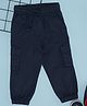Pantaloons Baby Solid Pocket Detailed Joggers - Navy Blue