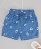 Pantaloons Baby Strawberry Printed Shorts - Blue