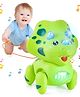 AKN TOYS Dinosaur Crawling Toys with Music Light & Walking, Baby Sound Toys Light Up Toys - PACK OF 1- COLOR MAY VARY