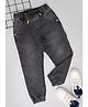 Pantaloons Junior Mild Washed Joggers - Jet Black