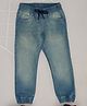 Pantaloons Junior Denim Mild Washed Joggers - Angel Falls