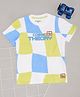 Pantaloons Junior Cotton Half Sleeves Cosmic Theory Text Printed Tee - White