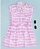 Pantaloons Junior Rayon Sleeveless Tie Dye Dress - Orchid