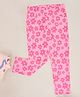 Pantaloons Junior Floral Printed Jeggings - Pink