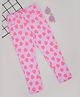 Pantaloons Junior Hearts Printed Jeggings - Purple