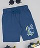 Pantaloons Junior Dinosaur Printed Shorts - Bluefin