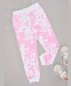 Pantaloons Junior Cotton Tie Dye Track Pants - Pink