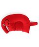 Adore Li'l Elephant- The Neck Shaped Mustard/ Rai Seeds Pillow- Red