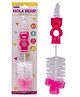 Adore Hola Bear 2 in 1 Bottle Cleaning Brush Kit- Pink
