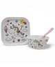Superware Melamine Kids snack  Set - unicorn ( Set of 3 )