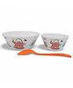 Superware Melamine Kids Snack bowls with spoon - duck ( Set of 3 )