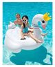 Intex 57562 Royal Majestic Swan Ride-On Inflatable Pool Float For Kids And Adults Inflatable Pool For Kids Intex Swimming Pool Float Intex Pool For Kids Fun Entertainment - Multicolor