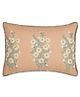 Haus & Kinder Peach Buta Embroidered Decorative Rectangular 12