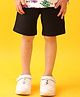 Anthrilo Blended Texture Shorts - Black