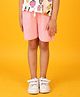 Anthrilo Waffle Textured Shorts - Pink