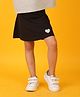 Anthrilo Blended Heart Patch Detailed Skirt - Black