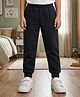 Anthrilo Blended Solid Joggers - Black