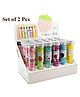 Asera Disposable Tube Paper Soap in Flavour Design Tube Shape Plastic Bottle for Travel (Set of 2)