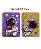 Asera Spiral Diary with Cartoon Character Prints for Kids Birthday Return Gifts - Birthday Party Gift Options (Space 6 Pcs)