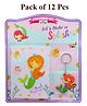 Asera Stationery Gift Set for Kids Party Favor Return Gift Set for Boys/Girls Birthday Gift (Mermaid 12 Pcs)