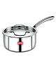 Avias Riara Premium Stainless Steel Triply Saucepan with Steel Lid - 1.5 L