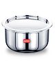 Avias Riara Premium Stainless Steel Triply Tope with Steel Lid 3 layered induction base 2.5 mm thickness induction friendly - 14 cm (1.1 L)