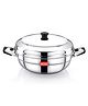 Avias All Rounder Premium Multi Kadai | High quality and Food-grade stainless steel | Insulated handles