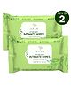 AZAH for Women Anti Bacterial Vaginal Intimate Wipes 40 Sheets- Pack of 2