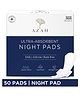 AZAH XXXL Night Pads For Ultra Heavy Flow | Rash Free with 3x Absorbency Sanitary Pad -Pack of 50