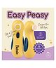 Bubsie Easy Peasy 2 IN 1 Electric Nail Trimmer with 6 Trimming Heads and Storage Box - Blue