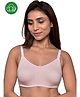 Inner Sense Organic Cotton Solid Antimicrobial Soft Feeding Bra - Baby Pink