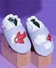 Elves the Shoemakers Aeroplane Designed Booties - Sky Blue